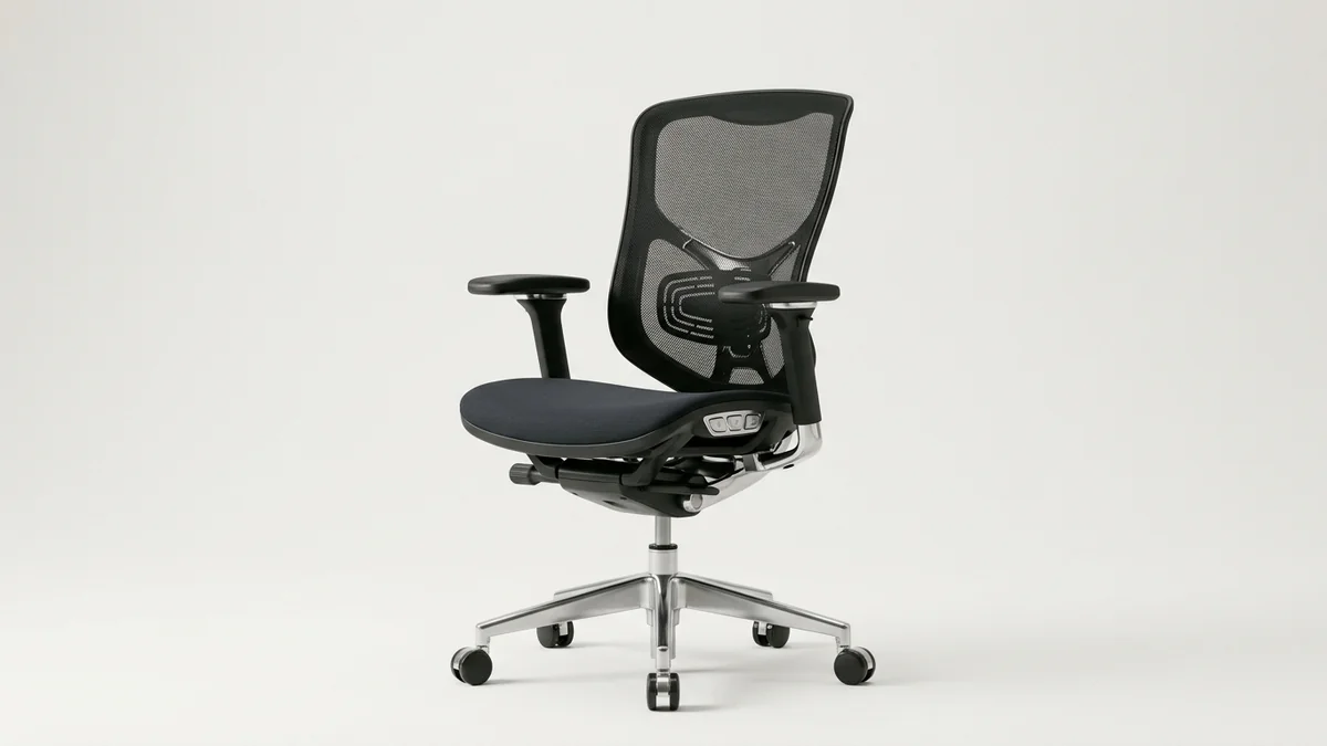 FlexiSpot BS12 Pro ergonomic chair on clean studio background