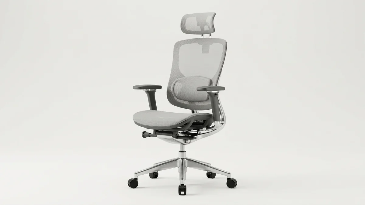 FlexiSpot C7 ergonomic chair on clean studio background