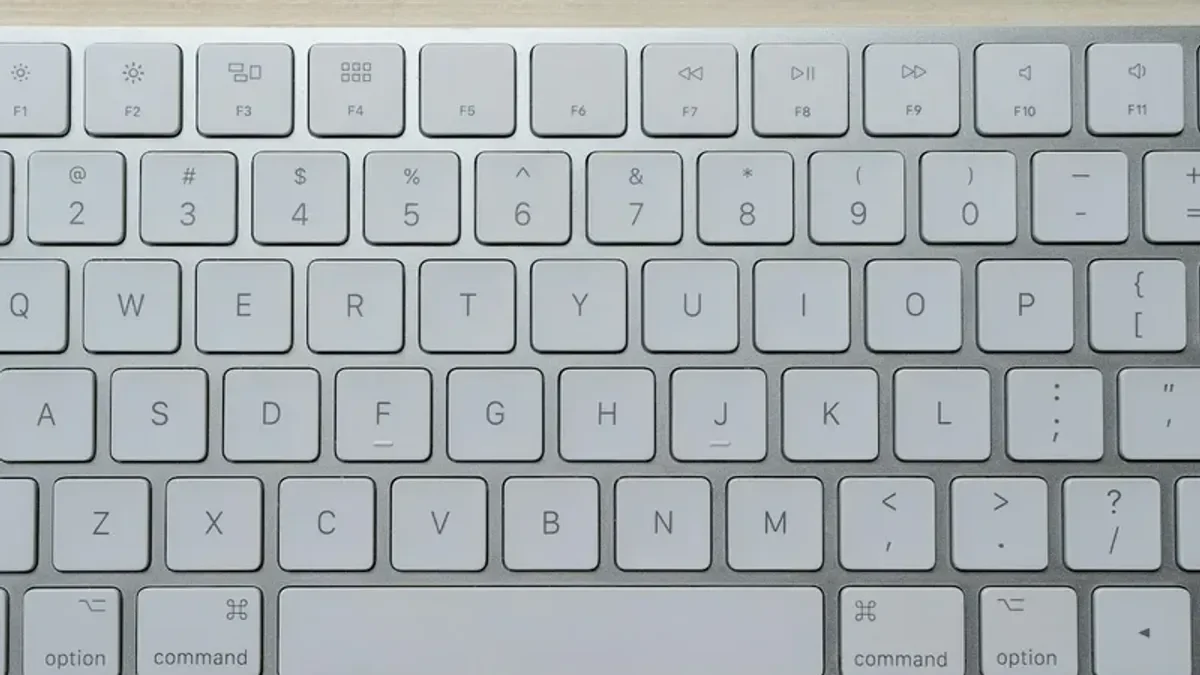 Close-up detail of Logitech MX Mechanical low-profile tactile quiet switches